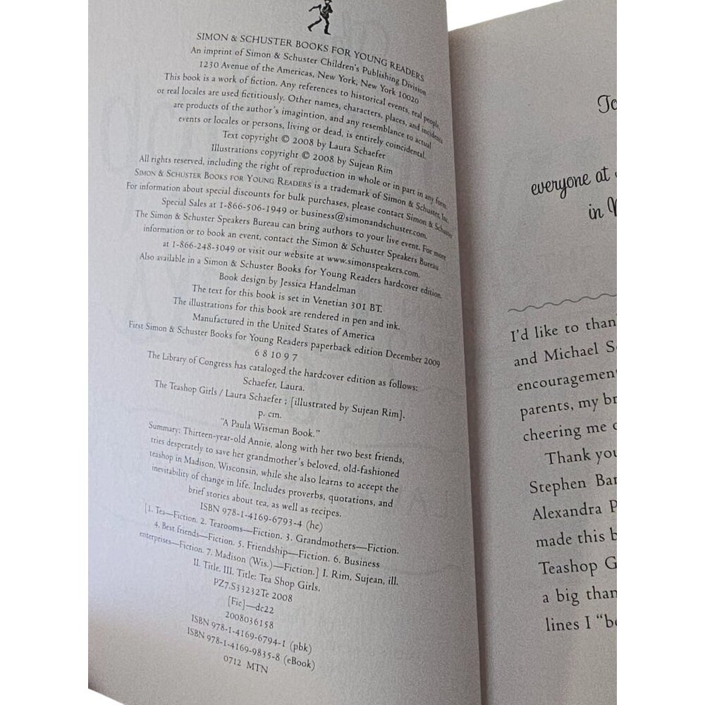 The Teashop Girls By Laura Schaefer Paperback. - Picture 3 of 8